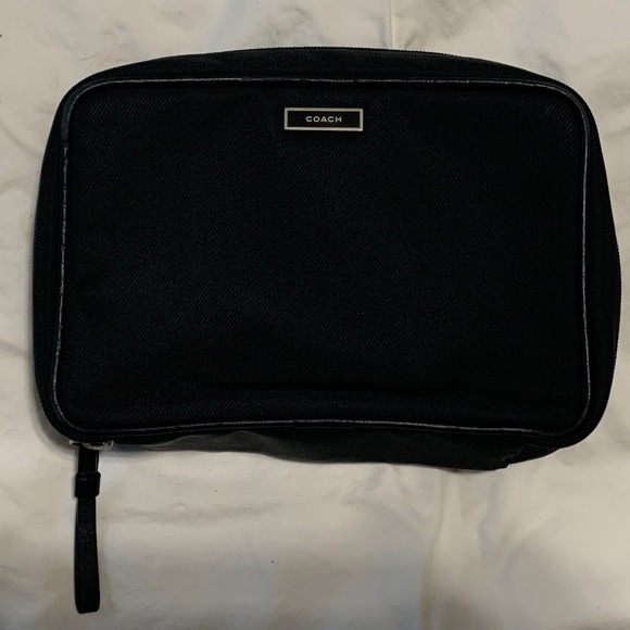 Coach Black Cosmetic Bag - Picture 1 of 6